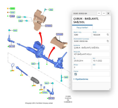 Rot Mili R/L Mondeo 14 ( AYD13387 - DG9C3D032BA )