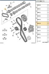 Eksantrik Egzoz Mili 307 308 407 508 C4 C5 (EST40055-0801AE)