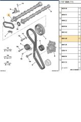 Eksantrik Egzoz Mili 307 308 407 508 C4 C5 (EST40055-0801AE)
