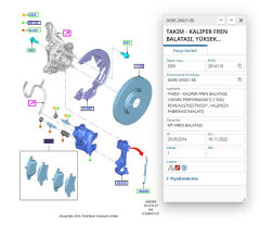 Disk Balata Ön Mondeo Galaxy Smax Ecoboost 15  ( KAB2226919405 - DG9C2K021EE )