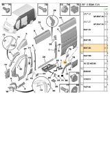 Boxer Jumper Ducato3 Arka Çamurluk Ön Çıta Sol Yan Sanayi (Bpe309195-8547X1-735422848)