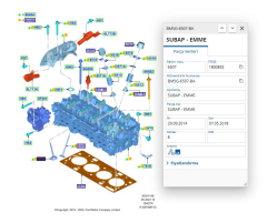 Subap Takımı Std Focus Mondeo Fiesta Cmax Smax Kuga Bmax 1.6 Ecoboost 16V 12  ( GNS66786679 - BM5G6507AD - BM5G6507BA )