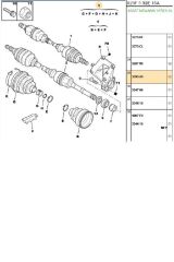 Boxer Jumper Ducato3 Dış Aks Körüğü Üçel (10856-3293A1-58262/K-58310)