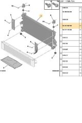 Boxer Jumper Ducato3 Su Radyatörü İnce Ayak Veka (161839-1330Q2-1362308080-Mga 80107)