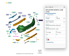 Arka Lens R (Kedi Gözü) Fiesta 09 ( FSE11419001 - 8A6117A849AB )