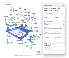 Alt Tabla Sol Aluminyum (Rotilli) Mondeo 14 ( AYD14935 - FG9C3A053ANB )