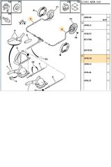 Cavo-6002658 El Fren Telleri Arka Sol 406 Disk Fren (6002658-4745H3)