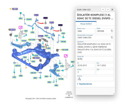 Viraj Lastiği Ön 24,50 Mm Mondeo 15 ( MKS614 - DG9C5484CED )