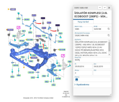 Viraj Lastiği Ön 23,50 Mm Mondeo 15  ( MKS613 - DG9C5484ANE )