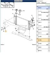 Radyatör Tutucu 206 Expert (131295-BPE309462)