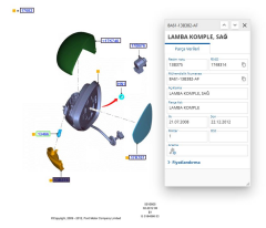 Ayna Dönüş Sinyali (Nikelajlı) Sağ Fiesta Bm 09 ( FSE11437011 - 8A6113B382AF )