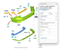 Arka Tampon Reflektörü Sağ Focus Sedan 18 ( FSE11419015 - JX7B13B414DA )