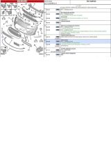 Ön Tampon Çeki Kapak C3 (TWM7422G5-7422G5)