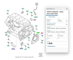 Krank Keçe Arka Komple Fiesta Focus Mondeo C Max Bnz  ( SKT047851FP - BM5G6K301AC )
