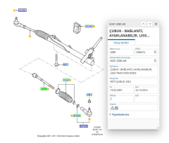 Rot Mili Mondeo S.Max 07 307   ( AYD06948 - 6G913280AB )