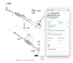 Rot Başı Sol Mondeo S-Max Galaxy 07 ( AYD06946 - 6G913290AA )