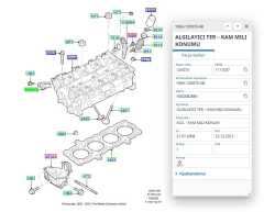 Eksantrik Mil Sensörü Fiesta Focus 09 Bnz ( MNTYS6A12K073AB - YS6A12K073AB )