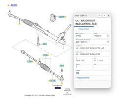Rot Başı Sağ Mondeo S-Max Galaxy 07 ( AYD06947 - 6G913289AA )
