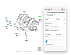 Emme Manifold Conta Takım Fiesta Focus 09  ( RYLH74149 - 4M5G9441FA )
