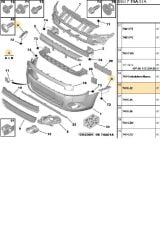 Ön Tampon Braketi Partner (7416J2)