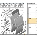 Sürgülü Kapı Çıtası Sol Partner (BRS415-8546H1)
