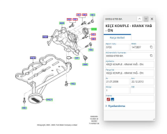 Ön Krank Keçesi Fiesta Focus Bnz ( 6M5G6700BA )