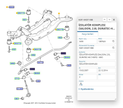 Viraj Demir Lastiği Arka Mondeo Kuga Focus Bm 07 ( MKS691 - 6G914A037XBB )