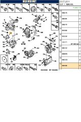 Motor Takozu Sağ Üst 407 Expert Jumpy (1844.93-MH13113-R59864)