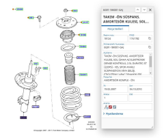 Ön Amortisör Sol Mondeo 07  ( SCH313748 - 6G9118K001GAJ )