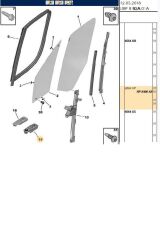 Boxer Jumper Ducato3 Cam Açma Düğmesi Sol Euro5 (An238B-1608705680-0238B)