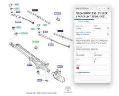 Muz Tip Silecek Süpürge Takım(430-650) Focus 08 207 508 2008 Partner (SB2617A)