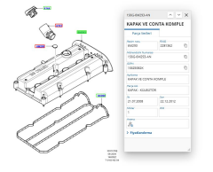 Subap Kapak Zetec/S 1.4-1.6 Fiesta Focus C Max 09 ( FSE11260003 - 1S6G6M293AM )