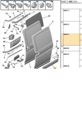 Sol Kapı Çıta Sürgülü  Partner(BPE309147-8546H1)