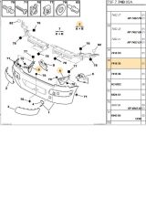 Psa Arka Tampon Baglantı Ayagı Psa 307 02- Psa 7416.35 Oem (741635)
