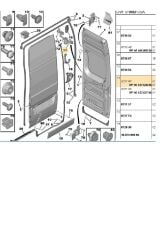 Boxer Jumper Ducato 3 Arka Kapı Gergisi Sol Yan Sanayi (K1642-8731R1)