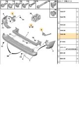 Arka Tampon Braketi (7416H9)