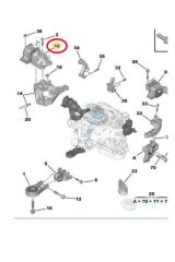 Boxer Jumper Ducato 3 Motor Takozu Sol  (Fıat180022-1393896080-1637130880)