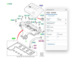 Üst Takım Conta Reinz Keçeli Mondeo Kuga Focus 2.0Tdcı  ( RYLT637698 - 3M5Q6L004CA )