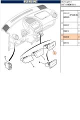 Klima Düğmesi 107 C1 (6554KX)