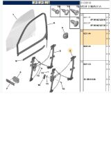 Ön Cam Krikosu sol mekanik (2691642001-9221A4)