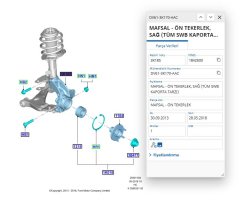 Ön Aks Taşıyıcı (Akson) Sağ Connect Bm 02  ( FSE 11-705-005 - 2T14 3K185 DN )