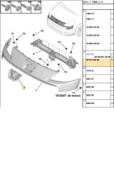 Ön Panjur Arması 308 3008 5008 Expert (9678108480-7810.P9)
