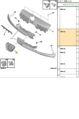 Ön Panjur Arması 206 (7810C5-BPE309016)