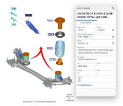 Arka Amortisör Normal Şasi Connect BM 02 ( SCH 290845 - 2T14 18080 CJ )