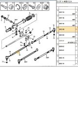 Rot Mili Sol Bağlantı 106 (95PU02507-3812A0)