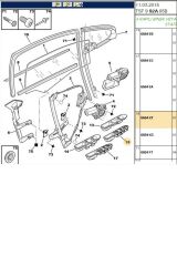Ön Sol Cam Düğme 307 (AN616-6554KT)