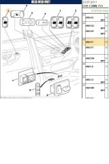 Ön Sol Cam Düğme Partner Berlingo Xsara (AN614-6552KT)