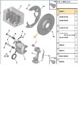 Ön Disk 308 508 12VTI(0986479A89-4249.93-4249K1)