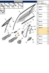 Sol Cam Düğme 407 (AN626-6554ER)