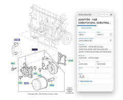 Valf - Egzost Gazı Dolaşımı  Connect Focus ( 4M5J 9D475 BA )